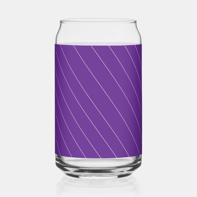 CosmicPlum  White  Can Glass (Front)