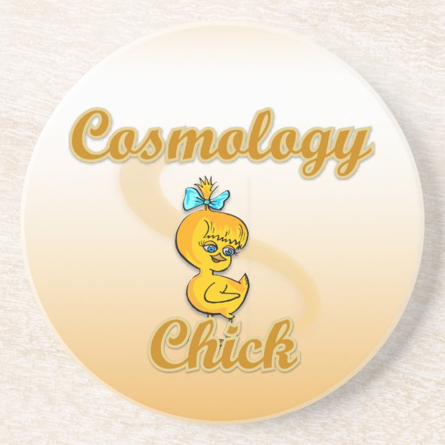 Cosmology Chick Coaster (Front)