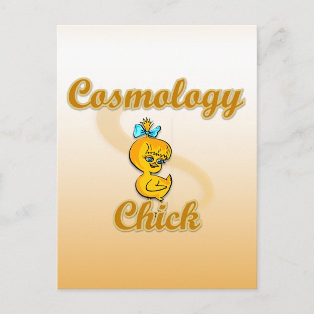 Cosmology Chick Postcard (Front)