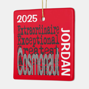 Cosmonaut Extraordinaire CUSTOM Ceramic Ornament