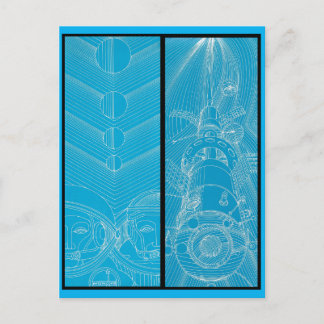 Cosmonaut Four Postcard