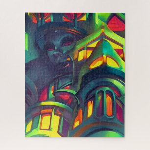 Cosmopolis of Curiosity by Wombott  Jigsaw Puzzle