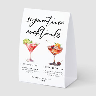 Cosmopolitan Cherry French 75 Cocktails Menu