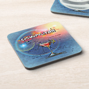 Cosmopolitan Cocktail (#2 of 12 Drink Recipe Sets) Coaster
