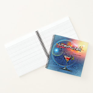 Cosmopolitan Cocktail (#2 of 12 Drink Recipe Sets) Notebook