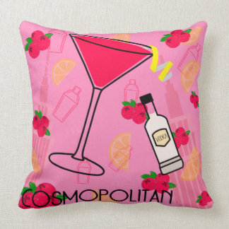 Cosmopolitan Cocktail Cushion