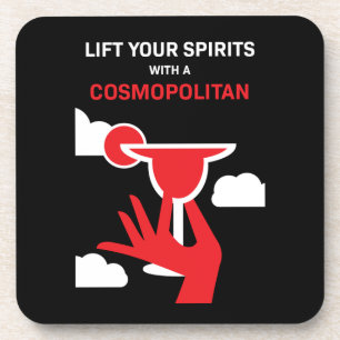 Cosmopolitan Cocktail Drink Coaster