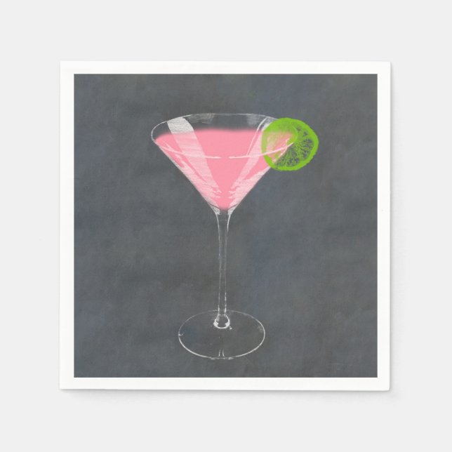 Cosmopolitan Cocktail Napkin (Front)