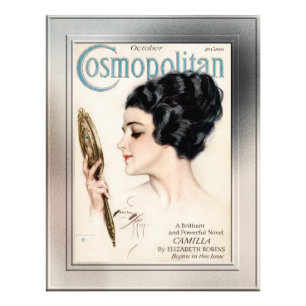Cosmopolitan FC October 1917 by Harrison Fisher Photo Print