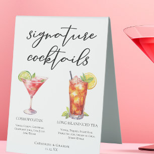 Cosmopolitan Long Island Signature Cocktails Menu