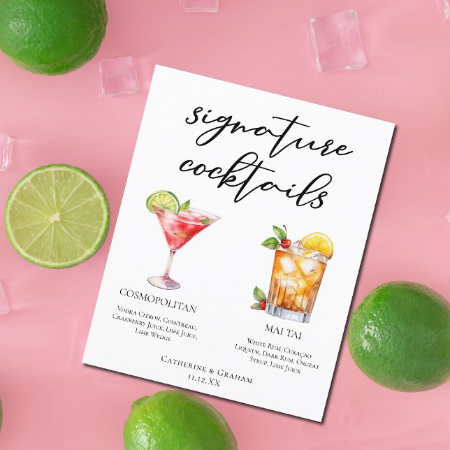 Cosmopolitan Mai Tai Signature Cocktails Menu (Creator Uploaded)