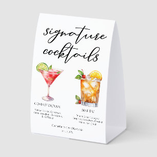 Cosmopolitan Mai Tai Signature Cocktails Menu