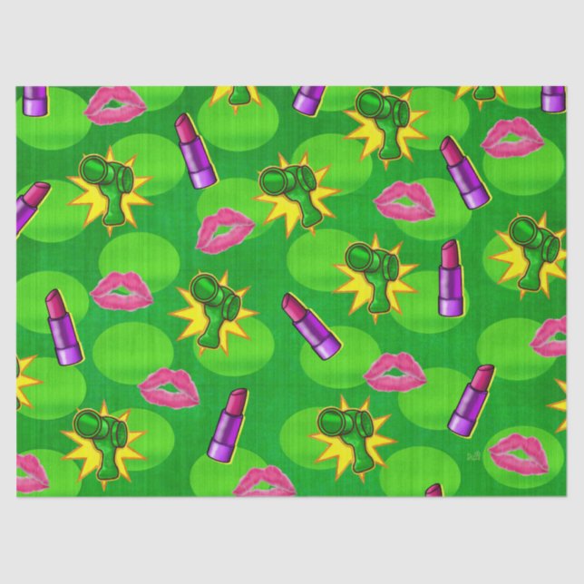 Cosmopolitan Pop Art GIFT TISSUE 3 Tissue Paper (Front)
