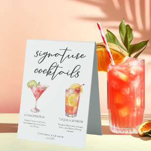 Cosmopolitan Tequila Sunrise Cocktails Menu