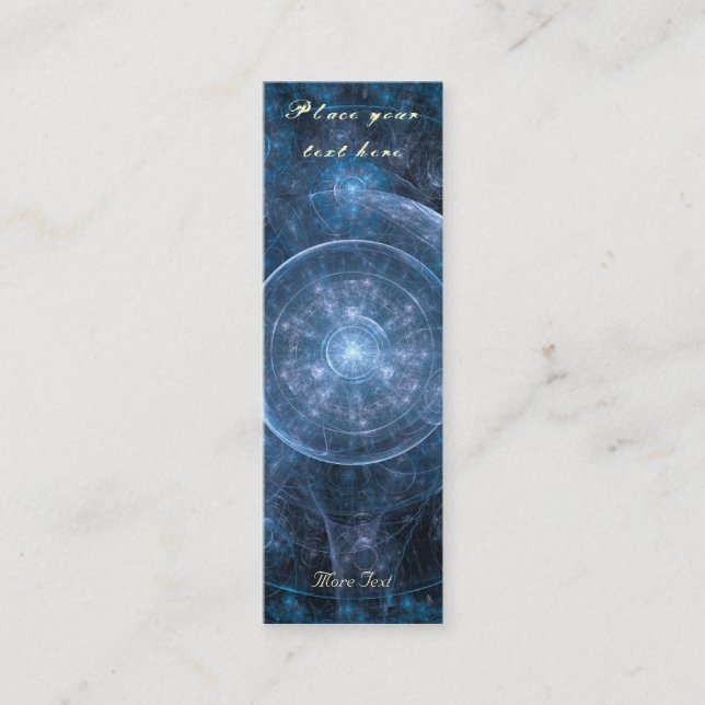 Cosmos Background 001 - Bookmark Mini Business Card (Front)