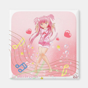 Cosmos Birthday Magnet