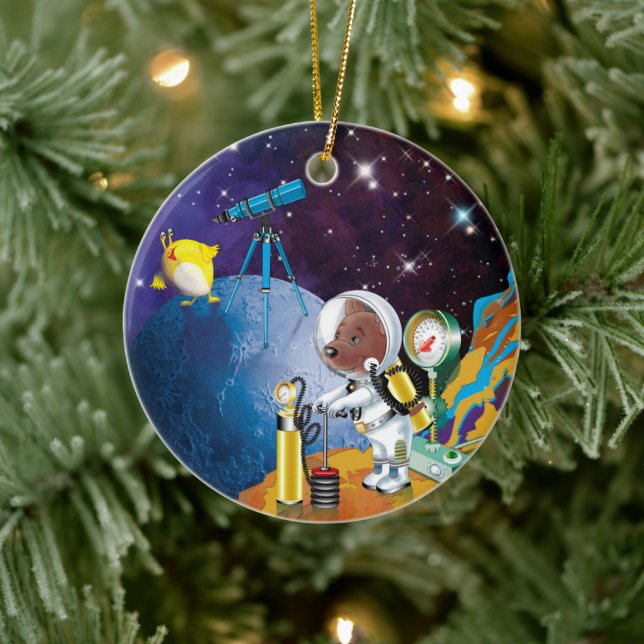 cosmos ceramic ornament (Tree)