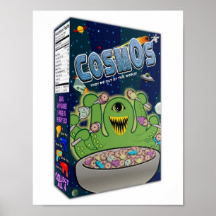 COSMOS Cereal Box Poster