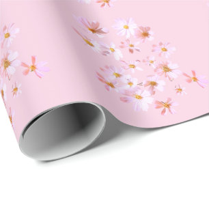 Cosmos Collage Wrapping Paper