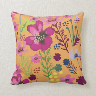 Cosmos / Flower / African Floral / Shweshwe Cushion