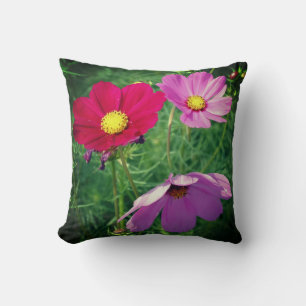 Cosmos Flower Trio Cushion