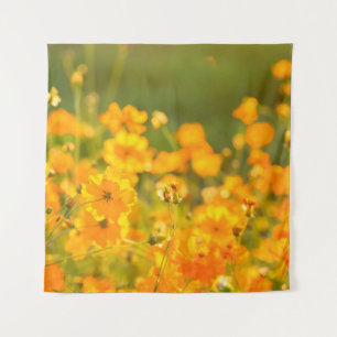 Cosmos flowers in the field of Lumphun province co Tapestry