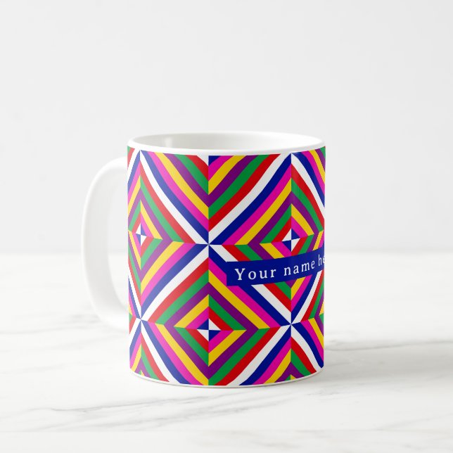 Cosmos-infinite Personalised Mug - White/Blue (Front Left)