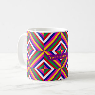 Cosmos-infinite Personalised Mug - Yellow/Purple