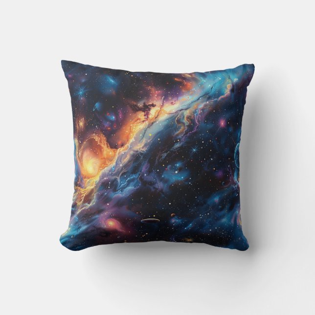 Cosmos Milk Way galaxy shining stars dust gas Cushion (Front)