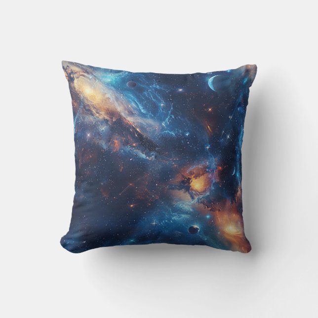 Cosmos Milk Way galaxy shining stars dust gas Cushion (Front)