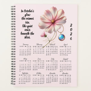 Cosmos & Opal October Verse – 2026 Full-Year Planner