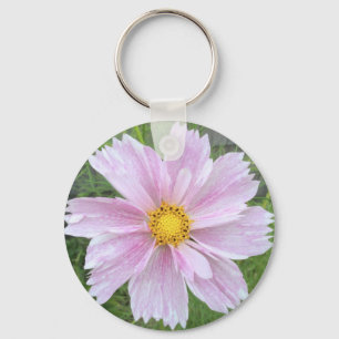 Cosmos - Palest of Pinks --- Key Ring