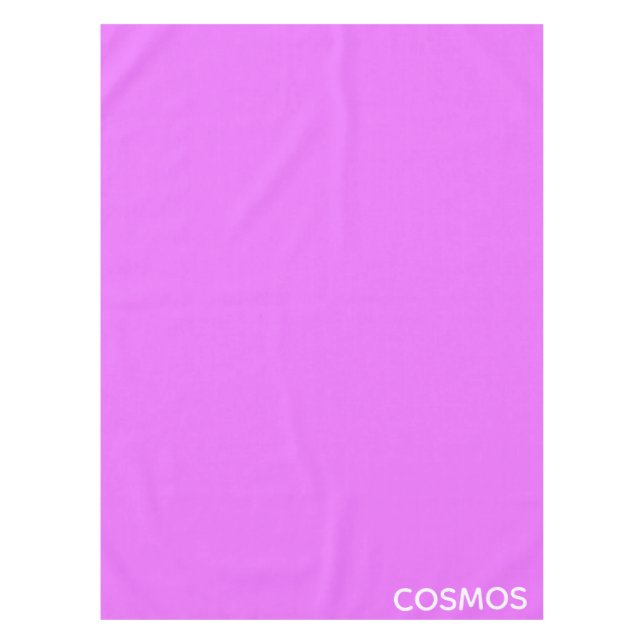 Cosmos purple color name tablecloth (Front)