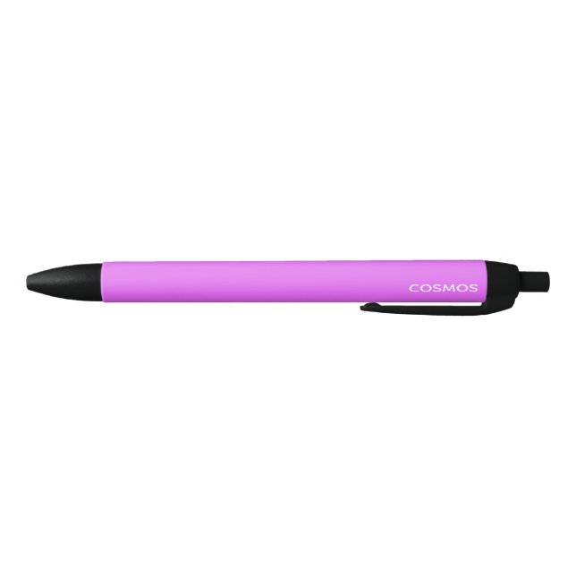 Cosmos purple colour name black ink pen (Bottom)