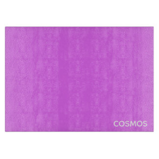 Cosmos purple colour name cutting board