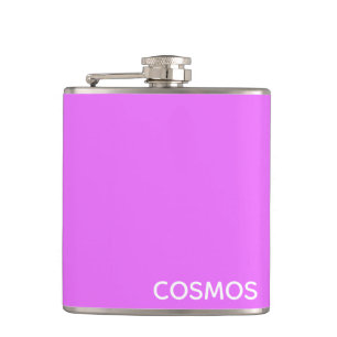 Cosmos purple colour name hip flask