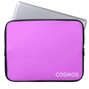 Cosmos purple colour name laptop sleeve