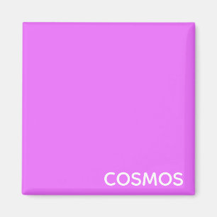 Cosmos purple colour name magnet