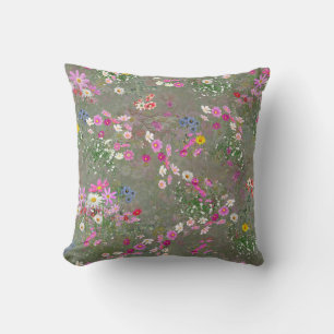 Cosmos Wilderness Wild-Flowers Cushion