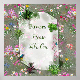 Cosmos Wilderness Wild-Flowers Poster