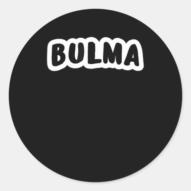 Cosplay Lover | Bulma Cosplay Anime Character Classic Round Sticker (Front)