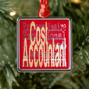 Cost Accountant Extraordinaire Metal Ornament