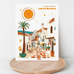 Costa blanca Spain holiday mediterranean Postcard