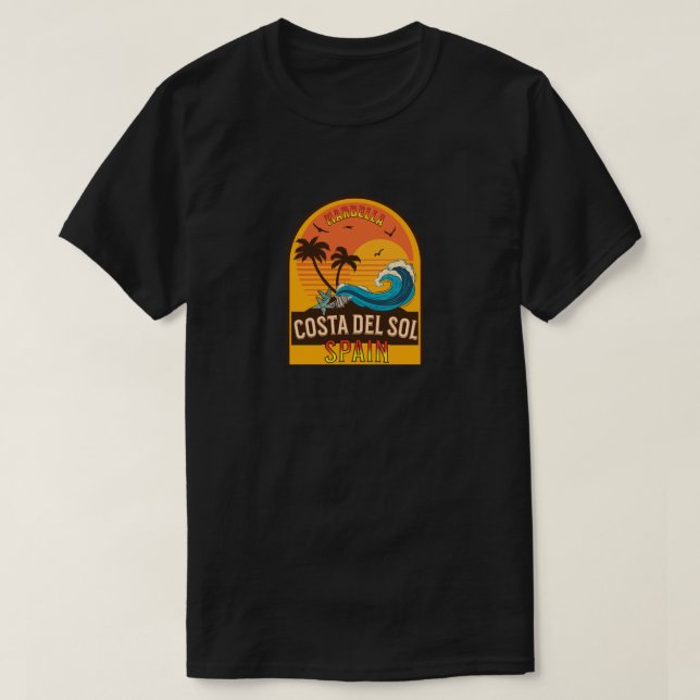 Costa de Sol Marbella Spain T-Shirt (Design Front)