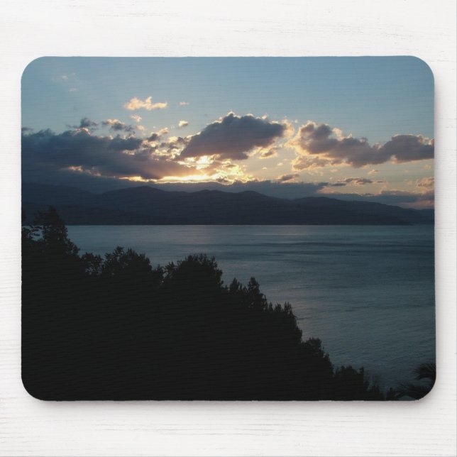 Costa Del Cilento sunrise custom mousepad (Front)