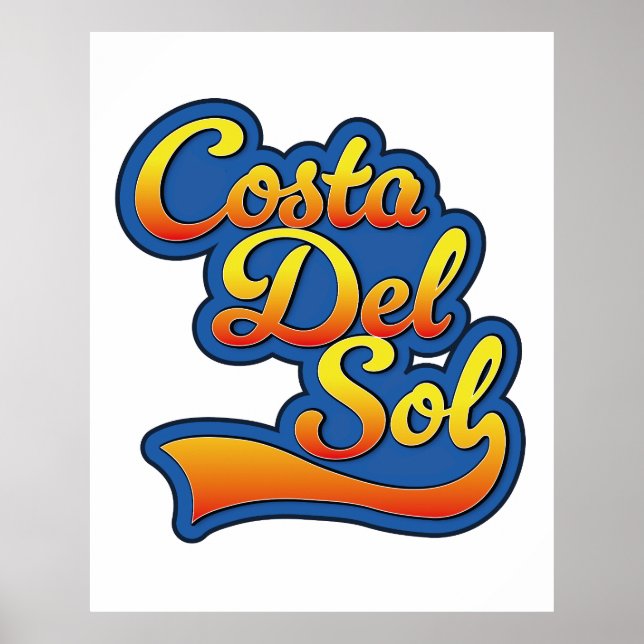 Costa Del Sol logo Poster (Front)