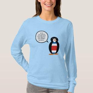 Costa Flag Wildlife Penguin Personalised Gift T-Shirt