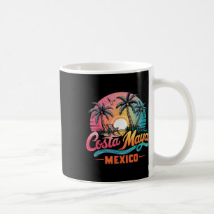 Costa Maya Mexico Tropical Sunset Beach Souvenir V Coffee Mug