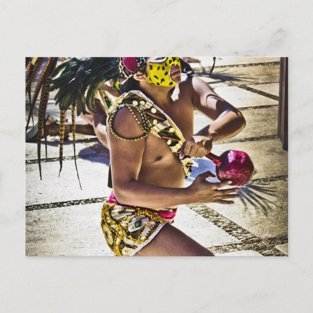Costa Mayan Ritual Postcard (Front)