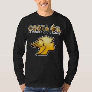 Costa Oil Employee Long Sleeve Black Shirt